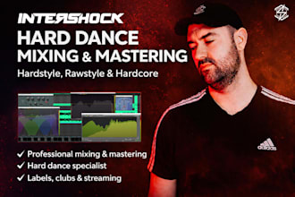 professionally mix and master your hard dance track