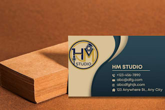 design professional and unique business card