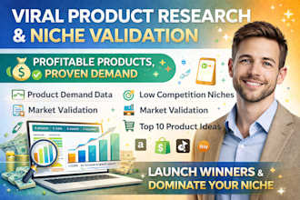 do viral product research, market validation, and niche demand analysis