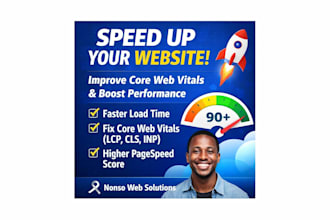 optimize website speed, core web vitals, lcp, cls fcp, inp