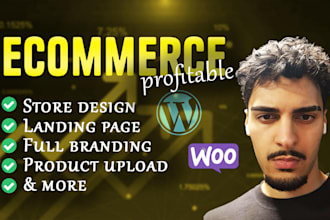 build woocommerce store, ecommerce wordpress store website