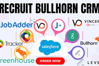 setup recruit crm bullhorn tracker vincere jobadder salesforce greenhouse lever