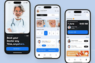 build ai telemedicine app, healthcare website, fitness, hipaa compliant, gym app