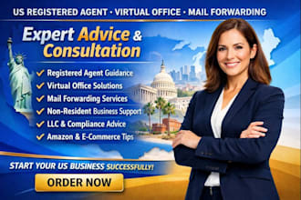 advise you US registered agent mail forward virtual office