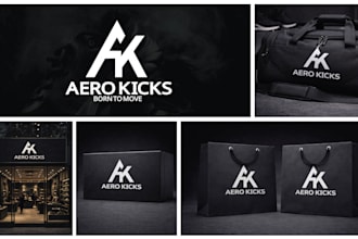 design a modern startup, corporate, elegant and monogram logo