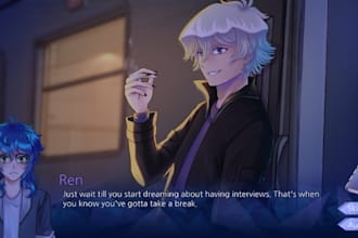 code and develop your renpy visual novel from your story