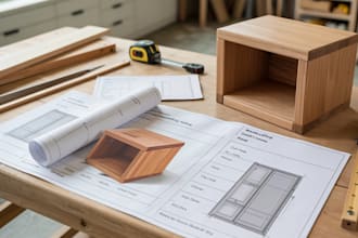design detailed DIY woodworking plans for any furniture or custom project