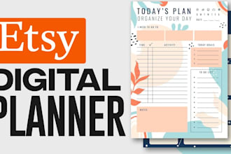 bestselling etsy adhd digital journal hyperlink planner digital planner kpd