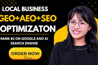 optimize your local business for GEO, SEO aeo, ai search and google maps