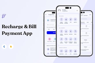 develop a bill payment, money transfer and recharge app