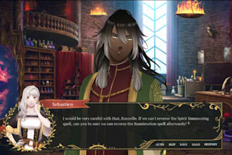 create a romance, otome or dating sim visual novel in renpy