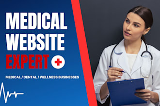 create a medical, dental, or healthcare clinic website