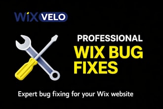 fix wix bugs, errors and velo code issues professionally