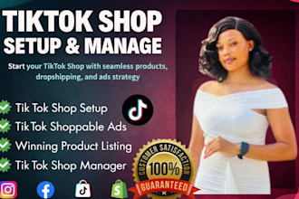 set up usa uk tiktok shop fix tik tok shop dropshipping run tiktok ads promotion