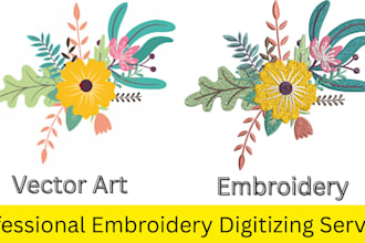 convert logo to embroidery digitizing for clothing