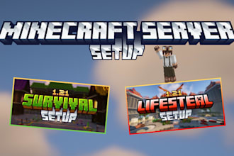 create a professional custom minecraft server setup