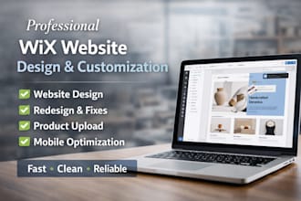 fix wix website redesign wix website design wix website development wix redesign