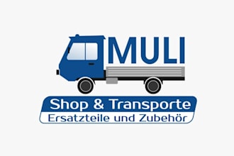 make professional automotive logo auto shop transport