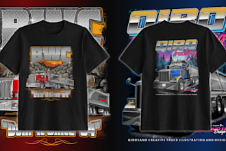 make truck and car tshirt designs