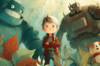 create top quality cartoon characters for childrens books and commercial art
