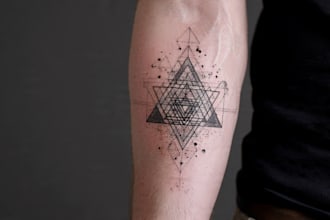 create a geometric tattoo design for you