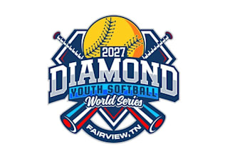 design diamond youth softball world series logo