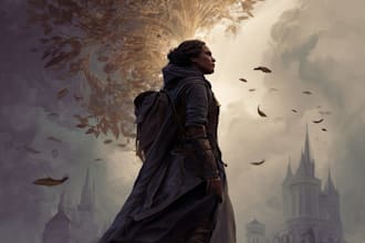 design fantasy and minimal book and ebook cover