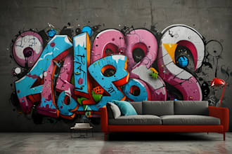 design graffiti designs, murals and wall arts