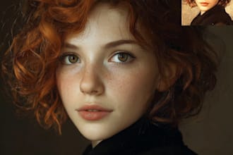 draw a fantasy character portrait for you
