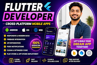 be flutter developer for flutter app development