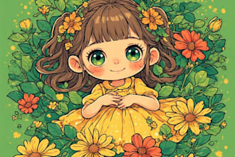 create cartoon character design