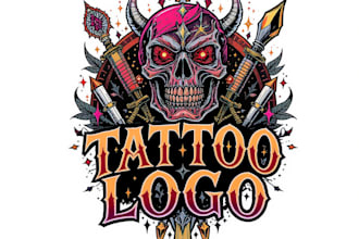 create unique tattoo logo designs for you
