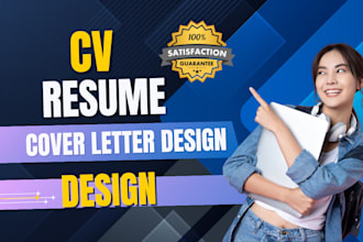 provide professional CV, resume formatting, and a custom cover letter design