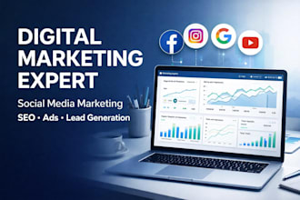 manage social media marketing, SEO and online promotion