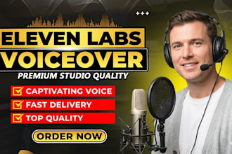 create realistic ai voice over using elevenlabs
