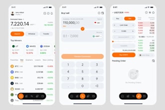 develop crypto exchange platform, trading system, financial exchange app