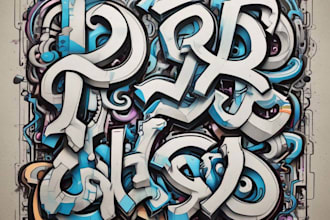 design awesome graffiti text, tags, t shirts, and logo