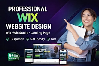 design a professional wix website with ecommerce and appointment booking