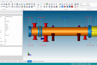 design thermal and mechanical heat exchanger using htri and pv elite software