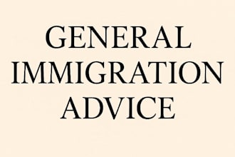 give immigration advice and assess the client
