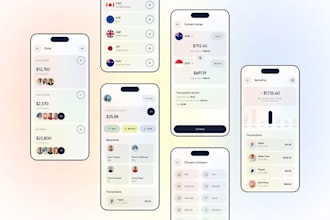 create international money transfer app, fintech app multi currency wallet