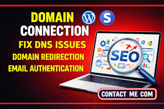 connect domain fix dns records transfer domain manage redirects 301