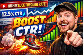 design catchy youtube thumbnail