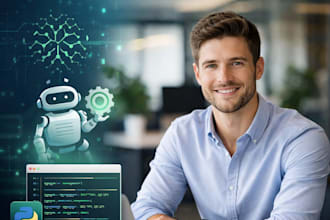 develop ai solutions, machine learning models, and automation using python