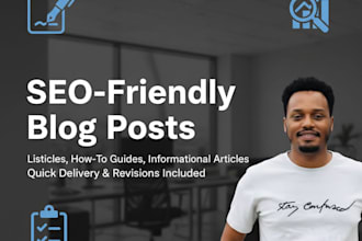do blog and article writing