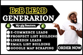 b2b lead generation linkedin sales navigator lead list leads gen
