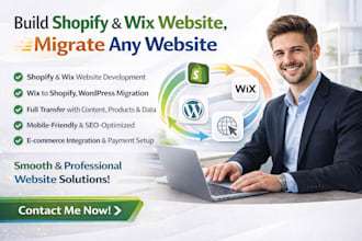 build shopify wix website migrate wix transfer shopify wordpress to any website