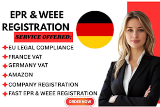 handle your epr and weee registration for eu, UK, france, germany