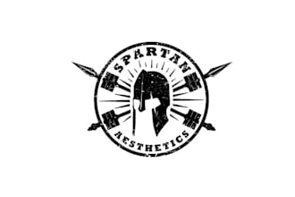 design sustainability spartan fitness gym logo