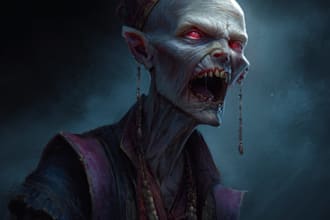 do a fantasy horror and fantasy horror art